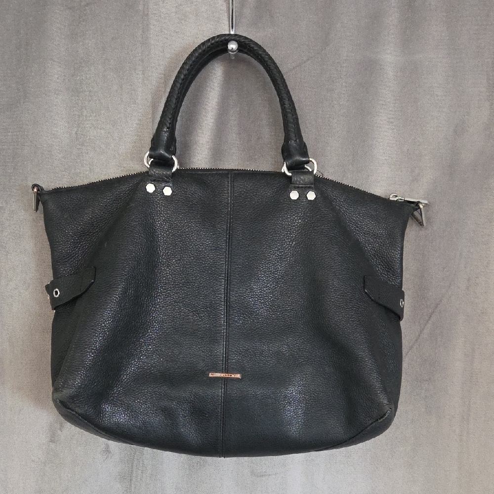 Rebecca Minkoff Black Pebbled Leather Tote